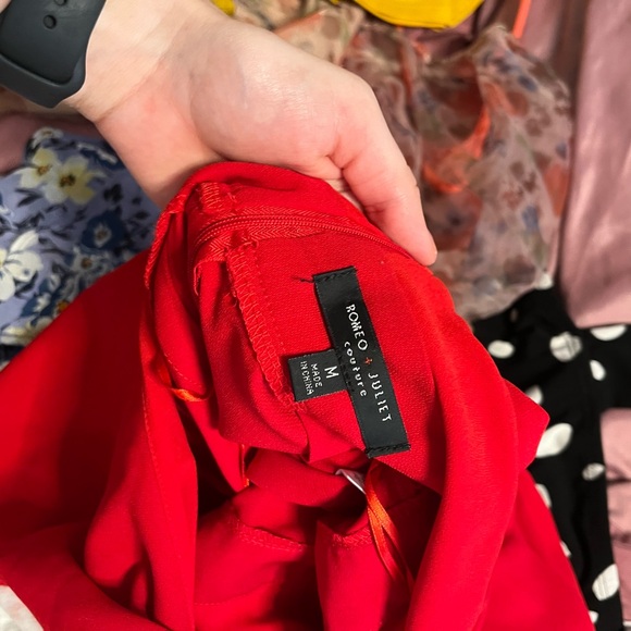 red open back pantsuit jumpsuit - Picture 2 of 3